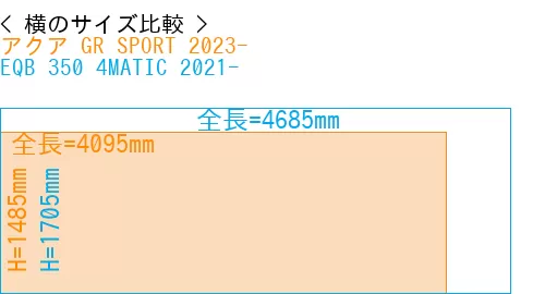 #アクア GR SPORT 2023- + EQB 350 4MATIC 2021-